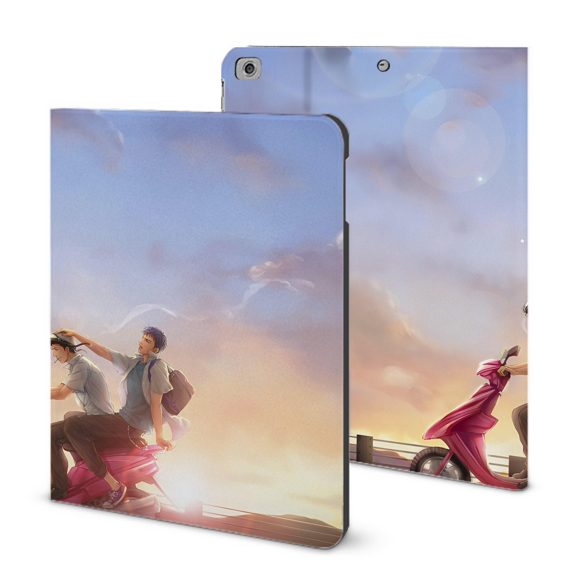 （画像用） SLAM DUNK／スラムダンク IPad ケース ブック型 PUレザー TPU 耐衝撃 軽量 薄型 ペン収納なし 全面保護 IPad 各モデル対応